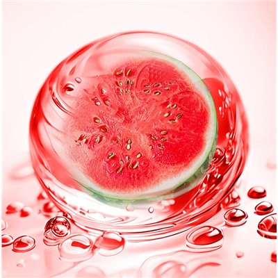 Фруктовый блеск для губ с Арбузом прозрачный Sadoer, 12 мл.