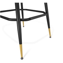 Стул барный SHT-ST35/S148
                        кофейный ликер / черный муар / золото