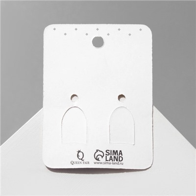 Серьги со стразами «Квадрат» мерцание, цвет бело-бензиновый в серебре