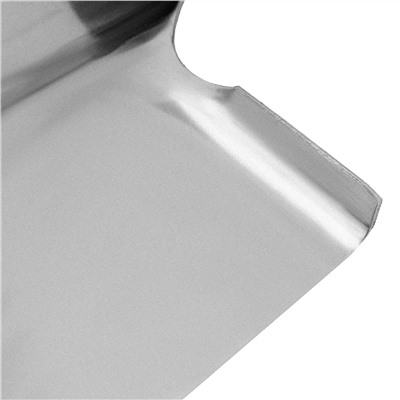 Лопата штыковая, нержавеющая сталь, 200х265 мм, ребра жесткости, без черенка, Сибртех