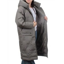 305 DARK GRAY Пальто зимнее стеганое женское (200 гр. холлофайбер)