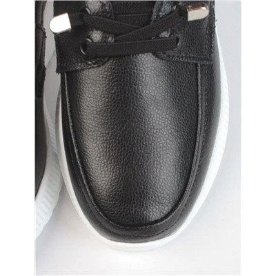 03-ZL-8861-1 BLACK Полуботинки женские (натуральная кожа)