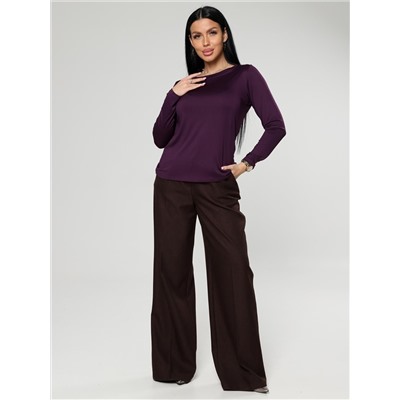 Женский лонгслив Энкар / баклажан