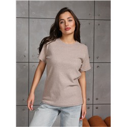 Футболка "Вязаная" Кофе меланж