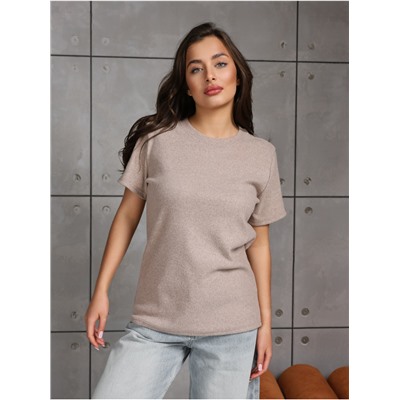 Футболка "Вязаная" Кофе меланж