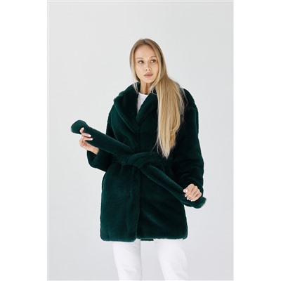 Шубка утеплённая 25333 (изумруд)
