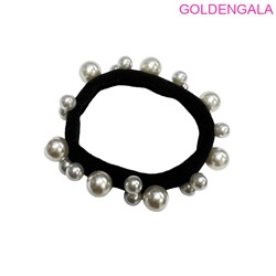 Резинка для волос жемчужная диаметр 6 см Р5 тип 7