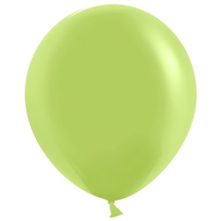 Шар латексный 18", лайм, пастель, набор 25 шт.