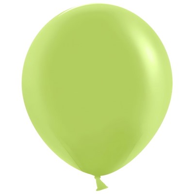 Шар латексный 18", лайм, пастель, набор 25 шт.