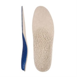 Lum210T Стельки ортопедические каркасные меховые Luomma р.35 (22 см)