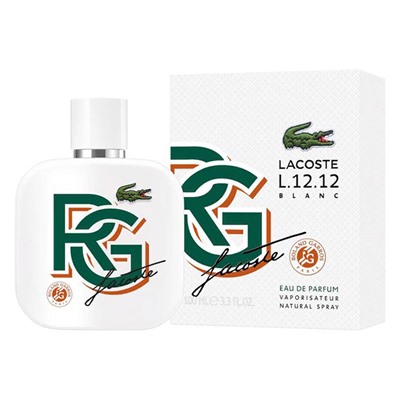 Lacoste L.12.12 Blanc Edition Limitee Roland Garros For Men edp 100 ml