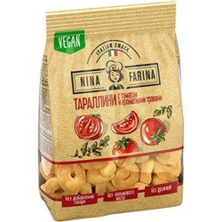 Тараллини с томатом и ароматными травами 180 г/Nina Farina