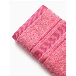 Полотенце 50*90 розовый рейв