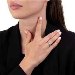 Кольцо выборочное чернение серебро 925*