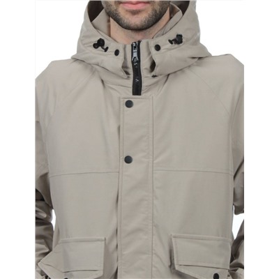 8897 BEIGE Куртка мужская зимняя облегченная (130 гр. холлофайбер)