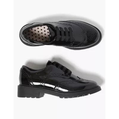 Kids' Leather Brogue School Shoes (13 Small - 7 Large)