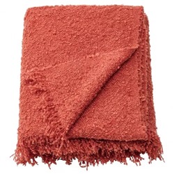 Плед оранжево-красный, SANDBRODD Throw Orange-red, произв. IKEA