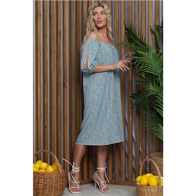 Платье Прекрасный день (голубое) П13337-12М