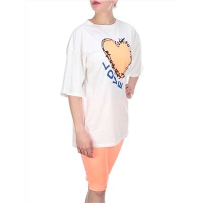 KD-866 ORANGE Костюм-двойка женский 7986 TREND