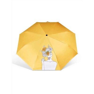 L884-4296 Sunflowers (Подсолнухи,В.Гог) Зонт женский механика Fulton