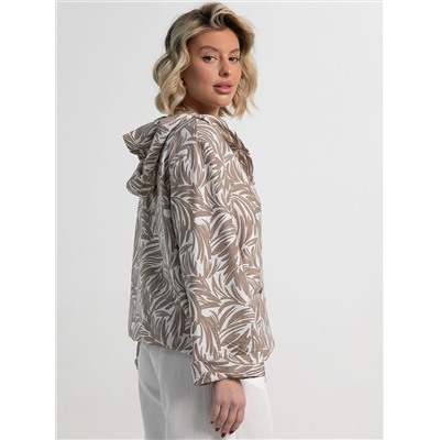 Пыльник Летний день (бело-коричневый) Б15152-8М