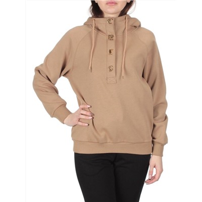 NO26 BEIGE Худи женское (90% хлопок, 10% полиэстер)