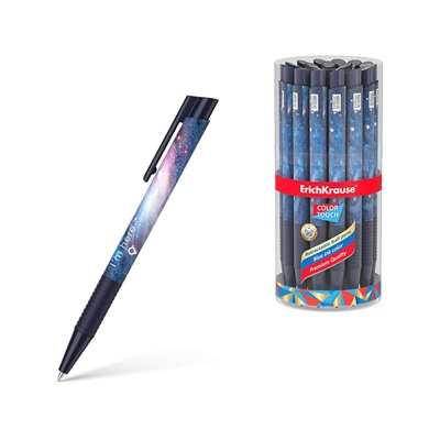 Ручка шариковая автоматическая ErichKrause ColorTouch Matic&Grip Space 0.7, цвет чернил синий
