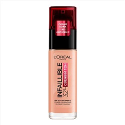 2 L`oreal Тональный крем ИНФАЙИБЛ в стекле 030 роз.жемчуг