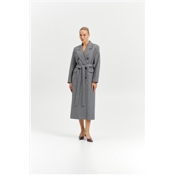 Пальто женское демисезонное 26326 (пепельный/ёлочка)