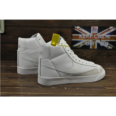 Высокие Nike Blazer Platform из натуральной кожи