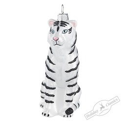 Тигр бенгальский сидящий (стекло) 6х4,5х11,5 см