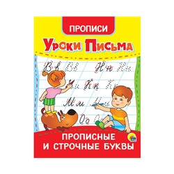 УРОКИ ПИСЬМА. ПРОПИСНЫЕ И СТРОЧНЫЕ БУКВЫ