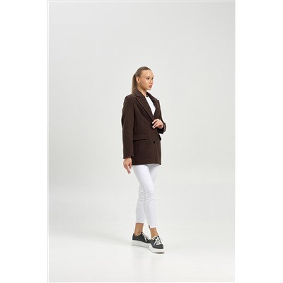 Пальто женское демисезонное 27100 шоколад