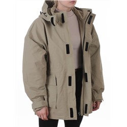 3097 GREY/GREEN Куртка демисезонная женская (100 гр. холлофайбер)
