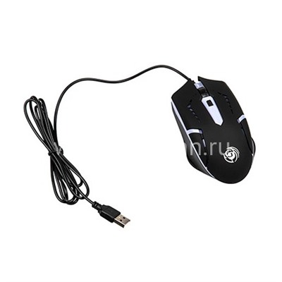 Мышь проводная DIALOG игровая Gan-Kata MGK-03U 4 кнопки (черная)