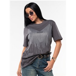 Футболка "Топ" графит женская