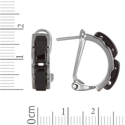 Серьги c ювелирной керамикой ТЛСК.044КМ100