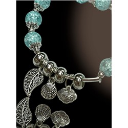 Браслет из натурального Кварца БР12/04 бирюза