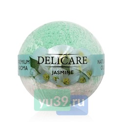 Delicare Бурлящий шар-соль для ванны Жасмин, 130 гр.