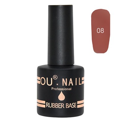 Базовое покрытие OU Nail Rubber Base № 8 8 ml