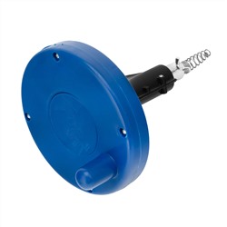 Трос для прочистки труб, L-3,3 м, D 6 мм, пластмассовый корпус Сибртех