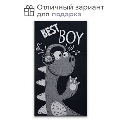 Полотенце махровое Этель Best boy, 70х130 см, 100% хлопок, 420гр/м2