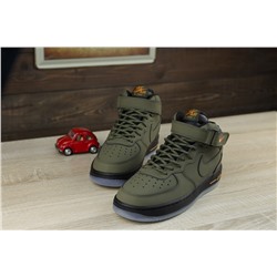 Зимние Nike из натуральной матовой кожи