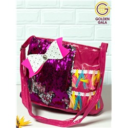 Стильная лаковая сумочка для девочки 21х17 см тип 2