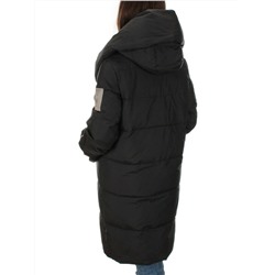 2098 BLACK Пальто зимнее женское (200 гр .холлофайбер)