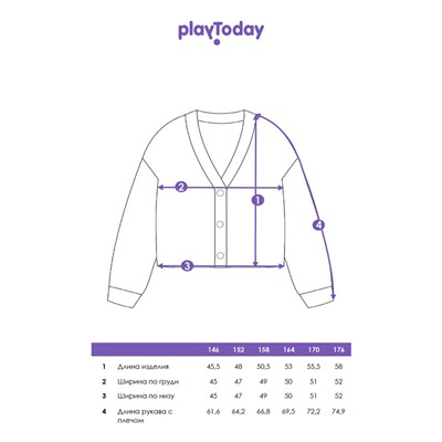 Кардиган для девочки