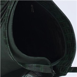 Женская сумка экокожа Richet 2739-08-08 зеленый кроко 0207. Спецпредложение