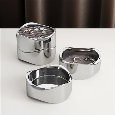 Органайзер для украшений Wavy, хром