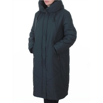 A615 AQUAMARINE Пальто зимнее женское (верблюжья шерсть, 120 гр. холлофайбер)