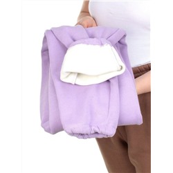 06 LILAC Брюки спортивные женские на флисе (100% хлопок) 7986